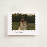 "r e f l e c t i o n" - Graduation Announcements in Charcoal by Sara Hicks Malone - Front