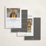 "Days gone by" - Graduation Announcements in Cloud by Lea Delaveris - Back of Card Options