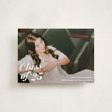 "Class Dismissed" - Graduation Announcements in Ink by Megan Davis - Front