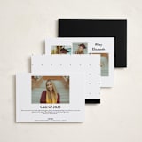 "Typewritten" - Graduation Announcements in Ink by Blustery August - Back of Card Options