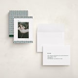 "Checked Out" - Graduation Announcements in Pine by Rachel Cassel - Assembled