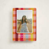 "Rainbow plaid" - Graduation Announcements in Ruby by Kat Roberts - Front