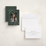 "Numbered" - Graduation Announcements in Ivy by Kelly Schmidt - Assembled
