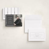 "Tassel Framed" - Graduation Announcements in Charcoal by AK Graphics - Assembled