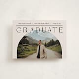 "Vision" - Graduation Announcements in Ivory by Pixel and Hank - Front