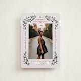 "Celebratory Frame" - Graduation Announcements in Linen by Ana de Sousa - Front