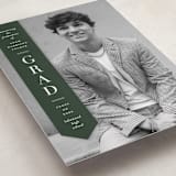 "Classic Sash" - Graduation Announcements in Pine by Lauren Chism - Detail