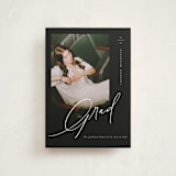 "Theatric" - Graduation Announcements in Midnight by Christie Garcia - Front