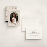 "Illustrated Grad" - Graduation Announcements in Onyx by Ashley Iwafuchi - Assembled