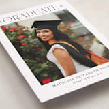 "Newsprint" - Graduation Announcements in Snow by Nicoletta Savod - Detail