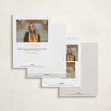 "The Cover" - Graduation Announcements in Mist by Gwen Bedat - Back of Card Options