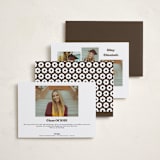 "Vinyl" - Graduation Announcements in Espresso by Megan Davis - Back of Card Options