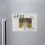 "Playful" - Graduation Announcements in Avocado by Vera Lim - Magnet Front