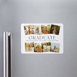 "Snapshot" - Graduation Announcements in Ink by Hudson meet Rose - Magnet Front