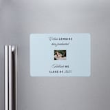 "Popular" - Graduation Announcements in Sky by Claire - Magnet Front