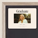 "Persistence" - Graduation Announcements in Cream by Nazia Hyder - Magnet Front