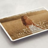 "Graduate Script" - Graduation Announcements in Snow by Sarah Curry - Detail
