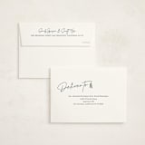 "Tassled T" - Graduation Announcements in Snow by Lauren Chism - FREE Recipient Addressing