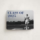 "Bold Headline" - Graduation Announcements in Midnight by Emily Sabol Goss - Front