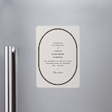 "Commence" - Graduation Announcements in Tuxedo by Megan Davis - Magnet Front