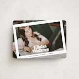 "Filter" - Graduation Announcements in Snow by Inkblot Design - Front