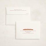 "Grad Stripes" - Graduation Announcements in Rose & Sunflower by Anna Elder - FREE Recipient Addressing