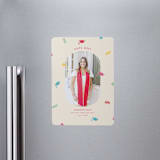 "Confetti Drop" - Graduation Announcements in Multi by Megan Cash - Magnet Front
