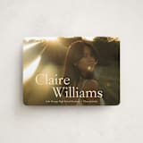 "California" - Graduation Announcements in Milk by Ani Somi - Front