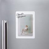 "Jot" - Graduation Announcements in Snow by Pixel and Hank - Magnet Front