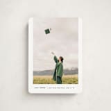 "Subtle" - Graduation Announcements in Silk by Adelyn T. - Front
