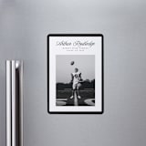 "Silo" - Graduation Announcements in Nero by Pati Cascino - Magnet Front