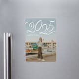 "Ribbon" - Graduation Announcements in Salt by Lea Delaveris - Magnet Front