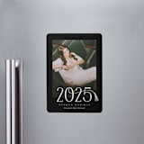 "Candid Date" - Graduation Announcements in Tuxedo by Carolyn MacLaren - Magnet Front
