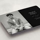 "Distinguished" - Graduation Announcements in Noir by Meggy Masters - Detail