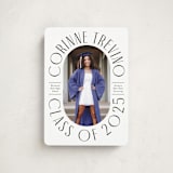 "Well Rounded" - Graduation Announcements in Classic White by Cindy Reynolds - Front