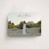 "high script" - Graduation Announcements in Onyx by Eric Ransom - Front
