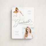 "Ebb and Flow" - Graduation Announcements in Cloud by Hooray Creative - Front