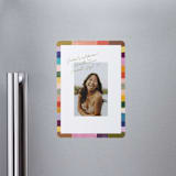 "Colorful Scallop" - Graduation Announcements in Olive by Sierra Lee - Magnet Front