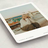 "Typewritten" - Graduation Announcements in Ink by Blustery August - Detail