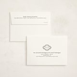 "Ivy Grad" - Graduation Announcements in Linen by Paper Sun Studio - FREE Recipient Addressing