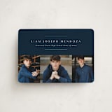 "Top Three" - Graduation Announcements in Denim by Lea Delaveris - Front