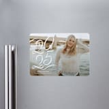"Ribbon" - Graduation Announcements in Salt by Lea Delaveris - Magnet Front