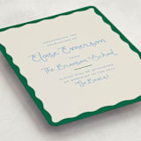 "Augusta" - Graduation Announcements in Tide by Megan Davis - Detail