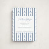 "Sweet Garden" - Graduation Announcements in Provincial Blue by Erin German - Front