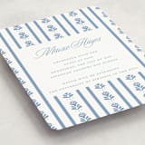 "Sweet Garden" - Graduation Announcements in Provincial Blue by Erin German - Detail