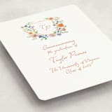 "wildflowers crest" - Graduation Announcements in Hoos by Cass Loh - Detail