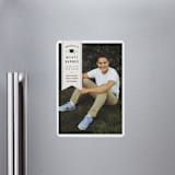 "grad ribbon" - Graduation Announcements in Taupe by Sarah Curry - Magnet Front