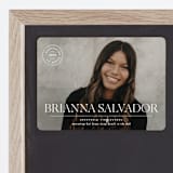 "Modern Crest" - Graduation Announcements in Clouds by Owl and Toad - Magnet Front