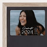 "Details" - Graduation Announcements in Cloud by Susan Asbill - Magnet Front