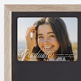 "Swooping" - Graduation Announcements in Cotton by Carmia Jordaan - Magnet Front